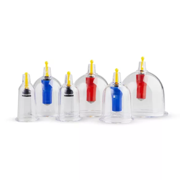 Easytoys - cupping sæt - vakuumpumpe - 6 dele