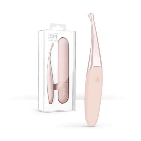 Senzi - genopladelig, vandtæt klitoris-vibrator (pink)