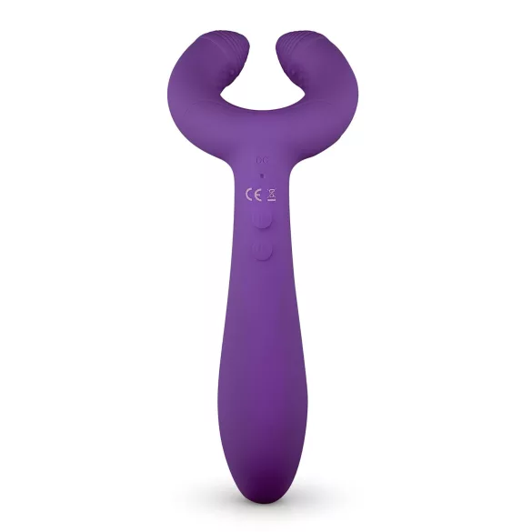Easytoys Couple - parvibrator - genopladelig vandtæt - lilla