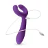 Easytoys Couple - parvibrator - genopladelig vandtæt - lilla