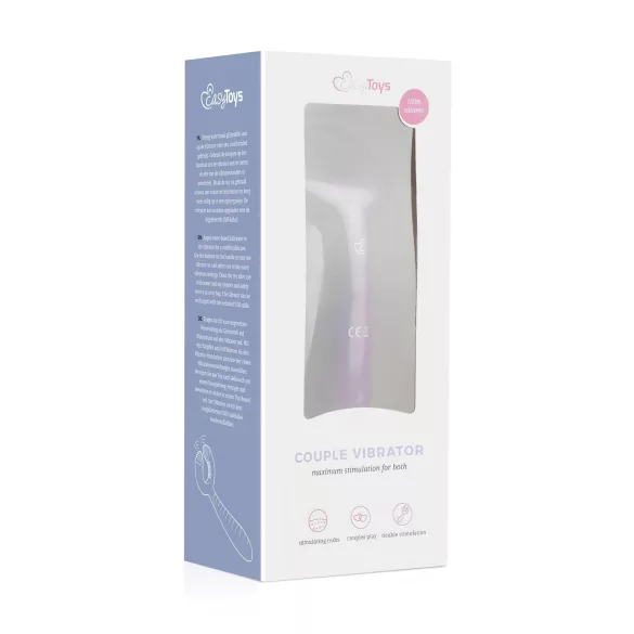 Easytoys Couple - parvibrator - genopladelig vandtæt - lilla