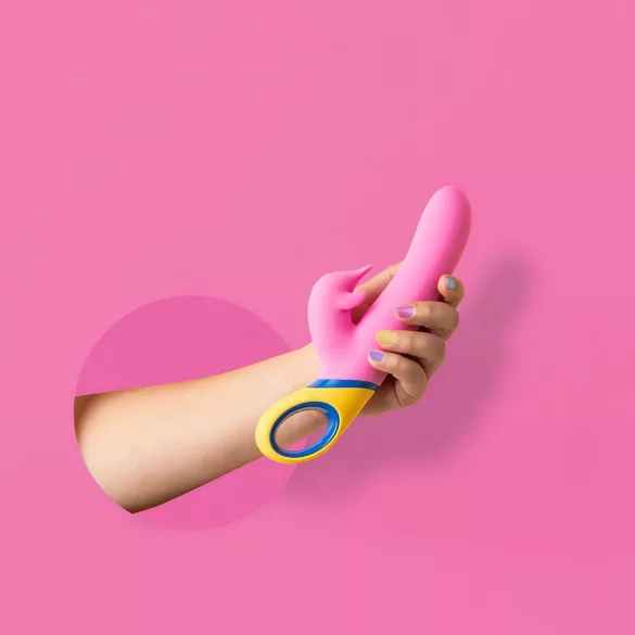 PMV20 Copy Dolphin - klitorisvibrator med roterende arm - pink