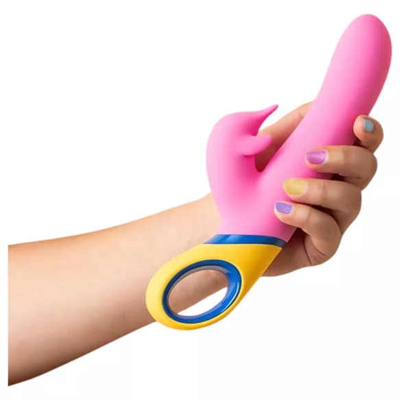 PMV20 Copy Dolphin - klitorisvibrator med roterende arm - pink
