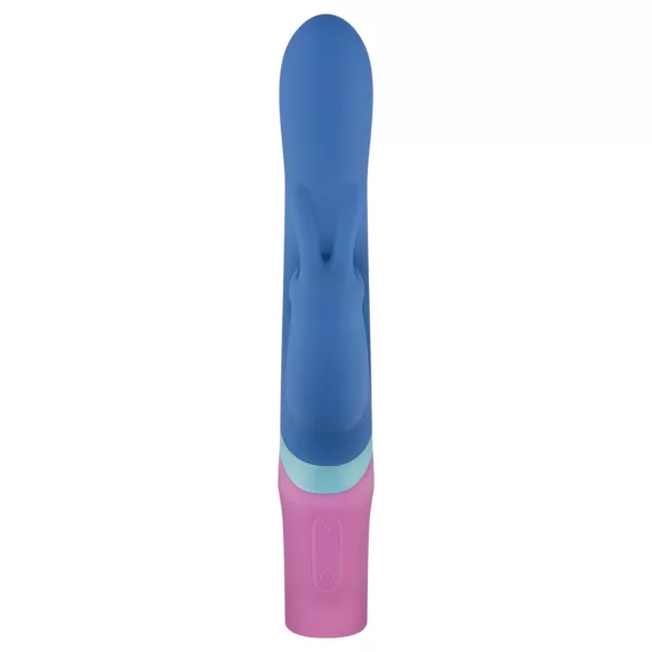 PMV20 Vice Double - trippel vibrator med rotation - silikone blå