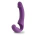 Easytoys - genopladelig, aftagelig strap-on vibrator uden sele (lilla)
