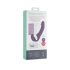 Easytoys - genopladelig, aftagelig strap-on vibrator uden sele (lilla)