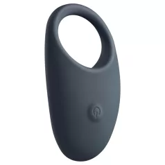 Boners - vibrator penisring - genopladelig vandtæt - grå