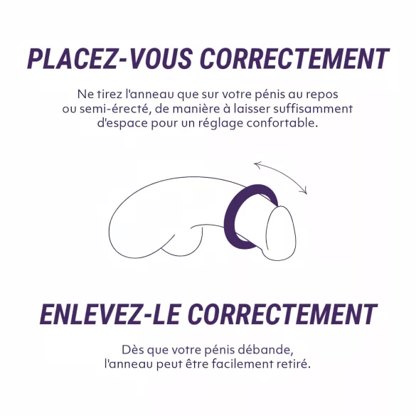 Boners - vibrator penisring - genopladelig vandtæt - grå