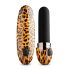 Panthra Asha – genopladelig læbestiftvibrator (leopard-sort)
