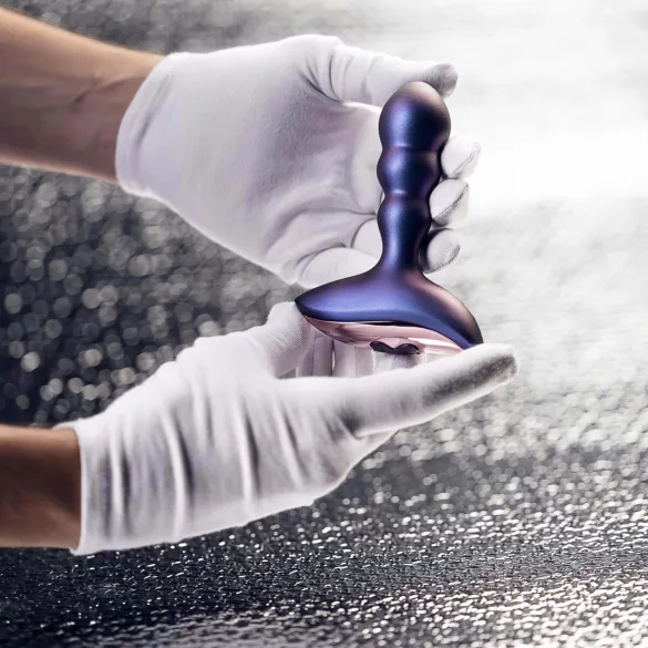 Hueman Interstellar - bølget anal vibrator (lilla)