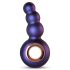 Hueman Outer Space - genopladelig, perlebesat anal vibrator (lilla)