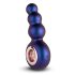 Hueman Outer Space - genopladelig, perlebesat anal vibrator (lilla)