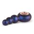 Hueman Outer Space - genopladelig, perlebesat anal vibrator (lilla)