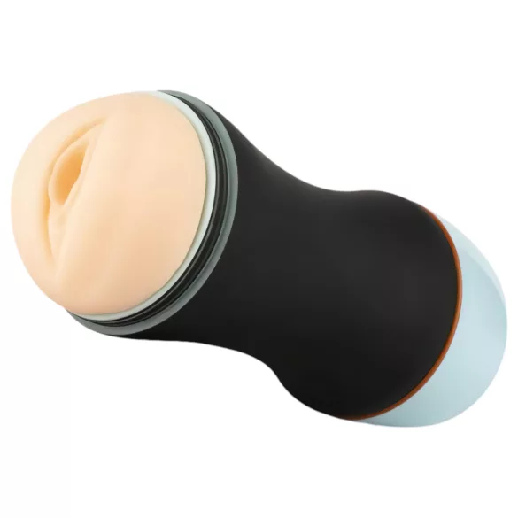 CRUIZR CM06 - masturbator med vibrator og lyd - genopladelig - sort/blå