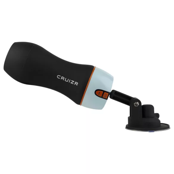 CRUIZR CM06 - masturbator med vibrator og lyd - genopladelig - sort/blå