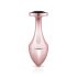 Rosy Gold Anal Plug - roseguld analpløk med sorte sten