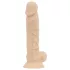 Real Fantasy Ashton - realistisk dildo med testikler - 20,5cm - natur