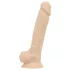 Real Fantasy Ashton - realistisk dildo med testikler - 20,5cm - natur