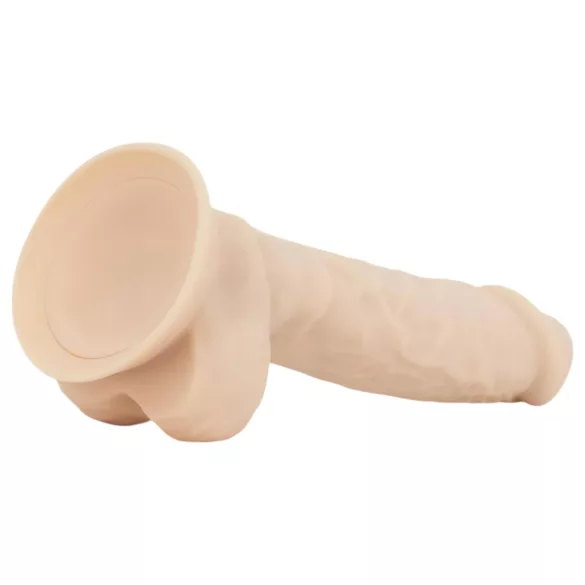 Real Fantasy Ashton - realistisk dildo med testikler - 20,5cm - natur