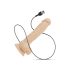 Real Fantasy Conrad - sugekopvibrator - 20 cm (natur)