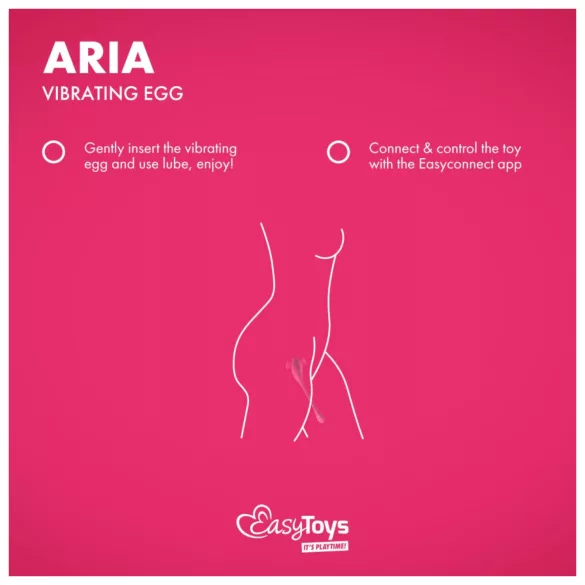 EasyConnect - vibrerende æg - app-styret - pink