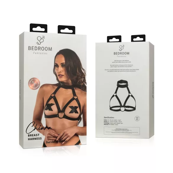 Bedroom Fantasies Chiara - kropsharness - sort - S-XL