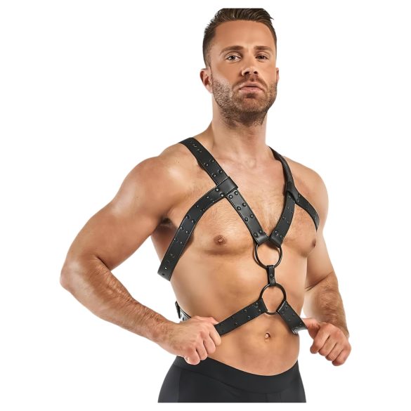 Bedroom Fantasies Rocco - kropssele top (sort) - S-XL