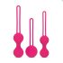 Easytoys LoveBalls - geishakuglesæt - 3 dele (pink)