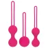 Easytoys - bækkenbundskugler sæt - 3 stk - pink