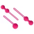 Easytoys - bækkenbundskugler sæt - 3 stk - pink