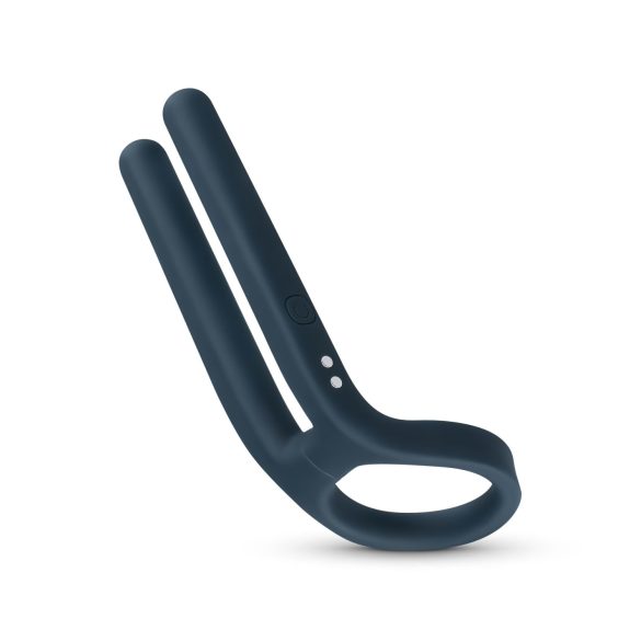 Boners - genopladelig penis- og kuglevibrator (blå)