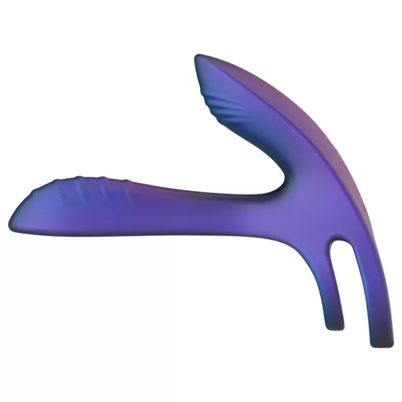 Hueman Infinity Ignite - vibratorisk penis- og kuglering - lilla
