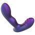 Hueman Galaxy - anal vibrator med pulsering - silikone lilla
