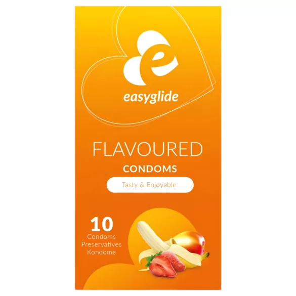 EasyGlide - kondomer - frugtsmag - 10 stk