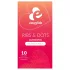 EasyGlide - kondomer med riller og dutter - 10 stk