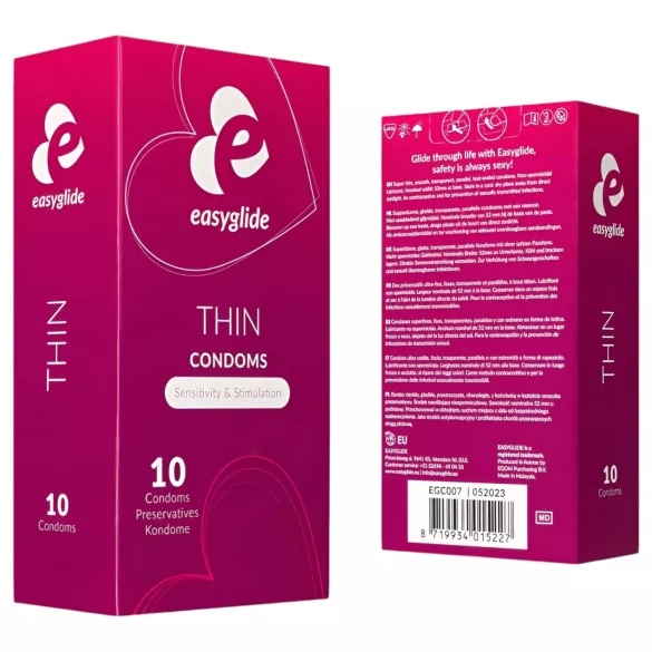 EasyGlide - kondomer - ultratynde - 10 stk