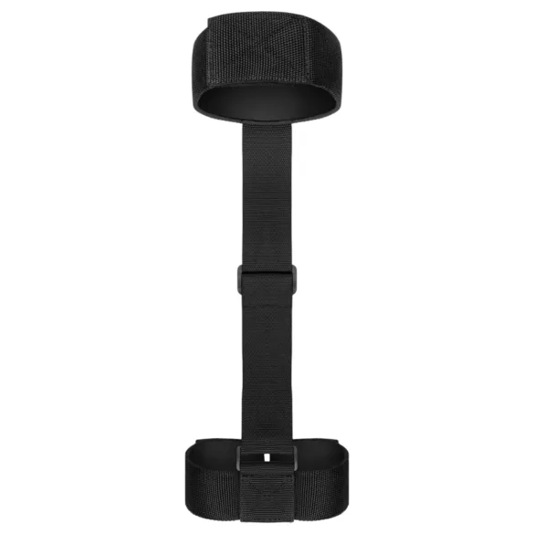 Bedroom Fantasies - bondage sæt - blød halsbånd og håndjern - sort