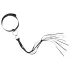 Rosy Gold - halsbånd og spanker (sort)