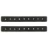 Rosy Gold - body harness - justerbar - sort/rosaguld