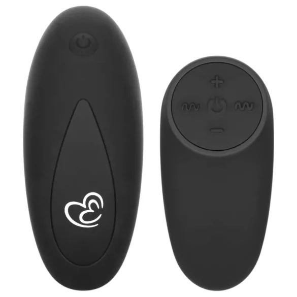 Easytoys Anal Collection - anal vibrator med fjernbetjening - sort