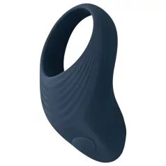 Boners - genopladelig vibrerende penisring (blå)