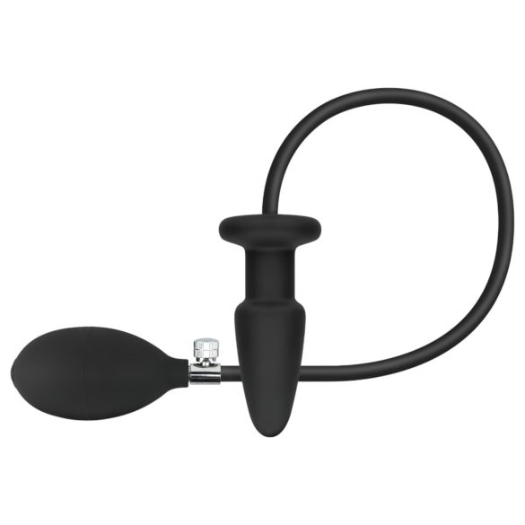 EasyToys - oppustelig anal plug (sort)