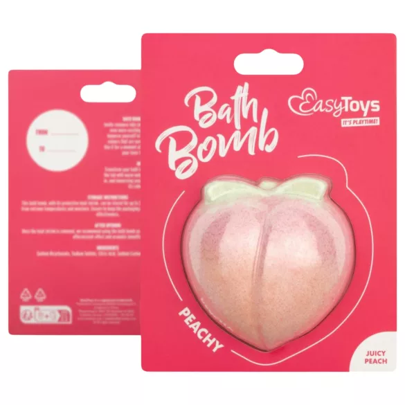Easytoys - badebombe - fersken