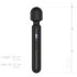 BLAQ - Stor digital massagevibrator (sort)