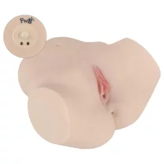   FWB - mandlig masturbator torso med vibration - realistisk hudfarve