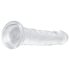 EasyToys - gelédildo - 18 cm (gennemsigtig)