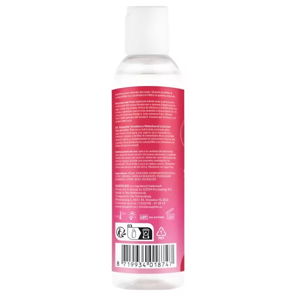 EasyGlide - vandbaseret glidecreme med jordbærsmag - 150ml