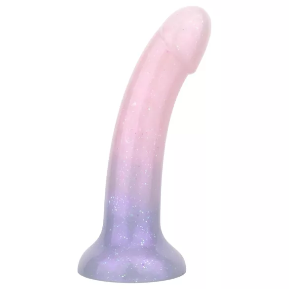 EasyToys Mermaid - dildo med glimmer - 19cm - pink