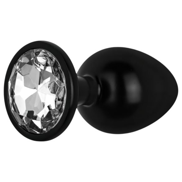 Easytoys Anal-kollektion - Anal Plug med Sten - L (Sort)
