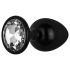 Easytoys Anal-kollektion - Anal Plug med Sten - L (Sort)